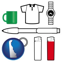 delaware typical advertising promotional items