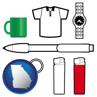 georgia typical advertising promotional items