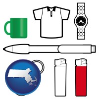 massachusetts typical advertising promotional items