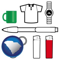 south-carolina typical advertising promotional items
