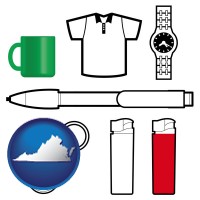 virginia typical advertising promotional items