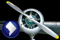 washington-dc an aircraft propeller