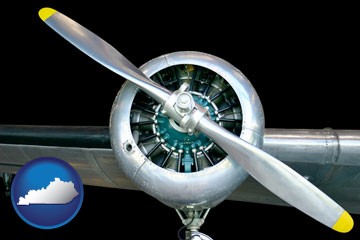 an aircraft propeller - with Kentucky icon