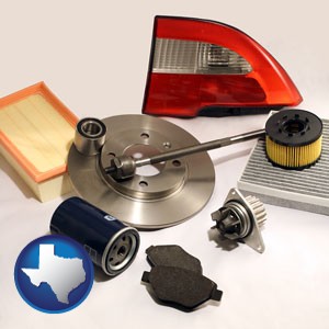 automotive parts - with Texas icon