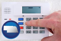 nebraska setting a home burglar alarm