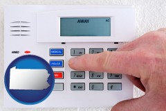 pennsylvania setting a home burglar alarm