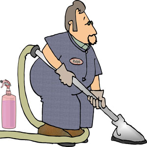 a carpet cleaner using carpet cleaning products