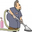 a carpet cleaner using carpet cleaning products