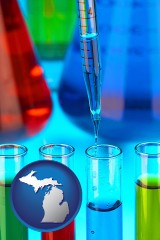 michigan chemicals in a laboratory