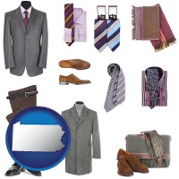 pennsylvania men's clothing and accessories