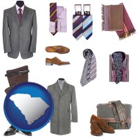 south-carolina men's clothing and accessories