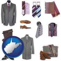 west-virginia men's clothing and accessories
