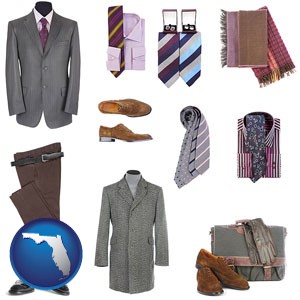men's clothing and accessories - with Florida icon