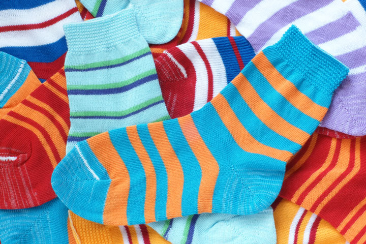 colorful socks for children (large image)