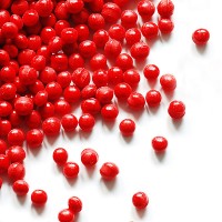 red thermoplastic pellets