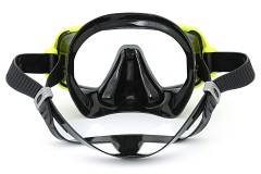 a face mask for scuba diving or snorkeling