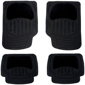 front and rear automotive floor mats
