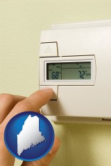 maine a heating system thermostat