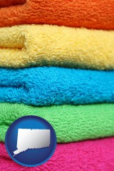 connecticut colorful bath towels