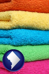 washington-dc colorful bath towels