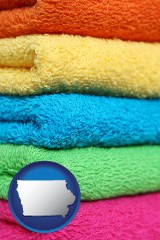 iowa colorful bath towels