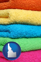 idaho colorful bath towels