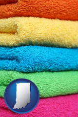 indiana colorful bath towels
