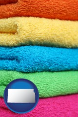 kansas colorful bath towels