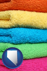 nevada colorful bath towels