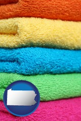 pennsylvania colorful bath towels