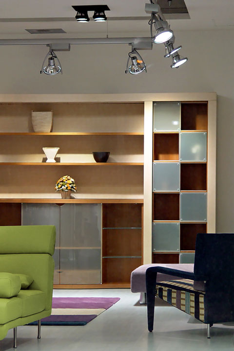 ceiling lights and track lighting (large image)