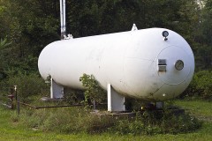 a liquefied petroleum gas tank