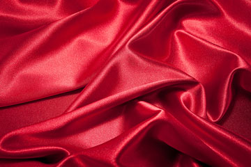 red silk fabric