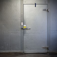 a commercial walk-in freezer