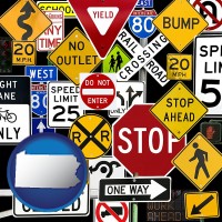 pennsylvania road signs