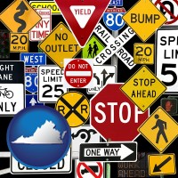 virginia road signs