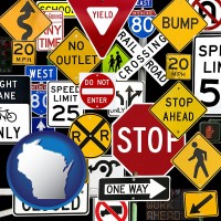 wisconsin road signs