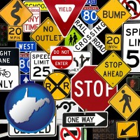 west-virginia road signs