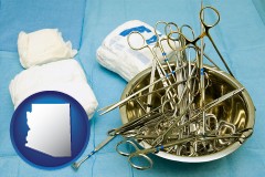 arizona surgical instruments and bandages
