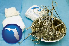 florida surgical instruments and bandages