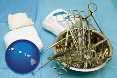 hawaii surgical instruments and bandages
