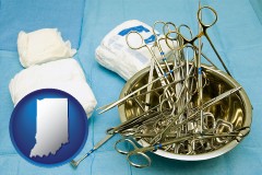 indiana surgical instruments and bandages