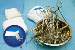 massachusetts surgical instruments and bandages