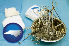 north-carolina surgical instruments and bandages