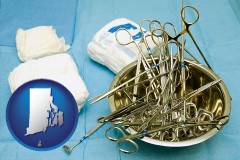 rhode-island surgical instruments and bandages