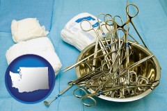 washington surgical instruments and bandages