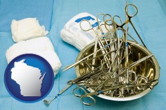 wisconsin surgical instruments and bandages