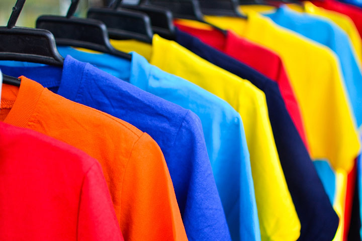 colorful t-shirts (large image)