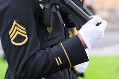 a United States Army soldier in uniform