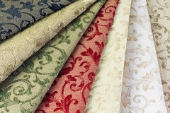 colorful upholstery fabric samples
